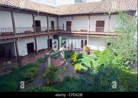 Garten in der National Gallery of Art, Tegucigalpa, Honduras, Mittelamerika Stockfoto