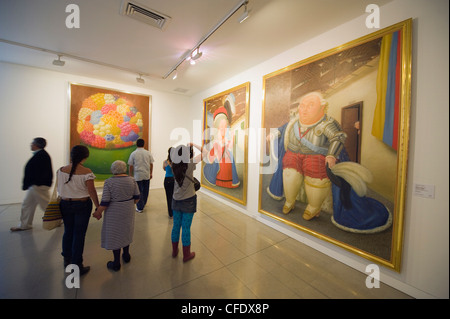 Kunstwerk von Fernando Botero, Museo de Antioquia, Botero Museum, Medellin, Kolumbien, Südamerika Stockfoto