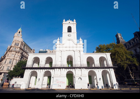 Kirche in Plaza de Mayo, Buenos Aires, Argentinien, Südamerika Stockfoto