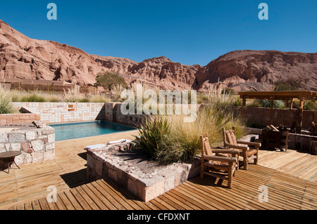 Hotel Alto Atacama, San Pedro de Atacama, Atacama-Wüste, Chile, Südamerika Stockfoto