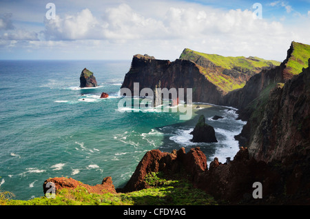 Ponta Castelo, Madeira, Portugal, Atlantik, Europa Stockfoto