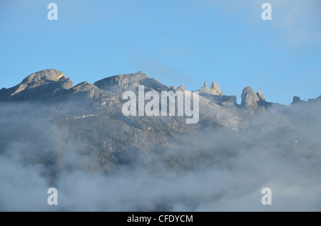 Mount Kinabalu, Kinabalu National Park, UNESCO-Weltkulturerbe, Sabah, Borneo, Malaysia, Südostasien, Asien Stockfoto
