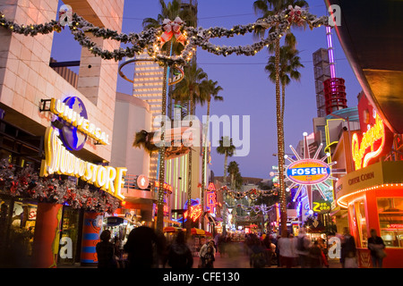 CityWalk Mall in den Universal Studios Hollywood in Los Angeles, California, Vereinigte Staaten von Amerika, Stockfoto