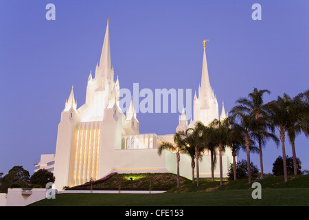 Tempel der Mormonen in La Jolla, San Diego County, Kalifornien, Vereinigte Staaten von Amerika, Stockfoto