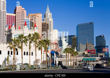 New York New York Casino und CityCenter Komplex, Las Vegas, Nevada, Vereinigte Staaten von Amerika, Stockfoto