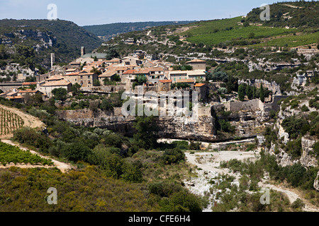 Minerve, ein Dorf der Katharer Languedoc, Herault, Frankreich Stockfoto