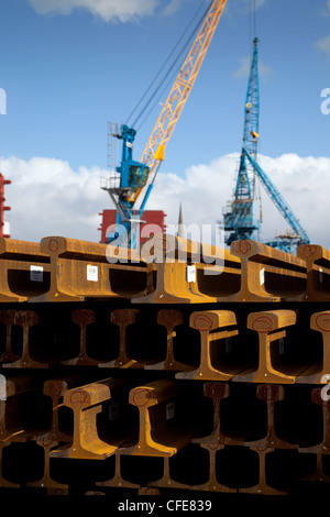 Goole Docks, Kai & Hafen, Humberside Stockfoto