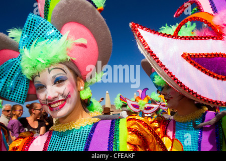 Bilder vom Karneval 2012 Las Palmas oder carnaval Stockfoto