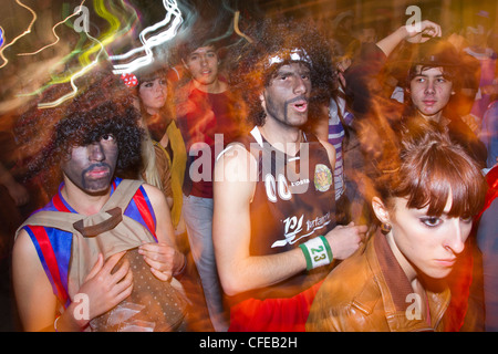 Bilder vom Karneval 2012 Las Palmas oder carnaval Stockfoto