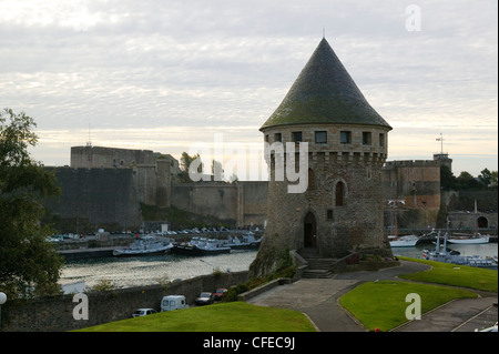 Tour Tanguy Brest Finistere Bretagne Frankreich Stockfoto