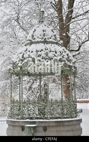 Schlossberg im Winter, Graz, Steiermark, Österreich Stockfoto