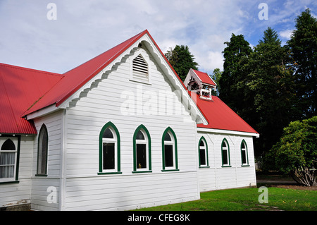 Historische Kirche der Erscheinung des Herrn, Jollies Pass Road, Hanmer Springs, North Canterbury, Region Canterbury, Südinsel, Neuseeland Stockfoto