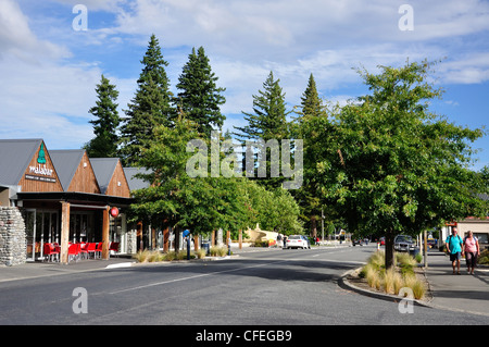 Konische Hill Road, Hanmer Springs, North Canterbury, Region Canterbury, Südinsel, Neuseeland Stockfoto