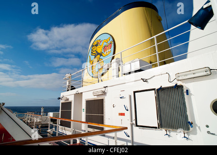 Die RMS St. Helena von St. Helena im Südatlantik nach Kapstadt in Südafrika reisen Stockfoto