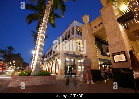 5th Avenue, Naples, Florida Stockfoto