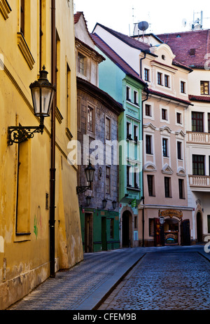 Gasse in Prag, Tschechische Republik Stockfoto