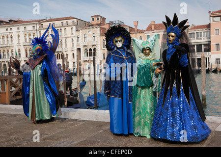 Karneval in Venedig, Italien Stockfoto