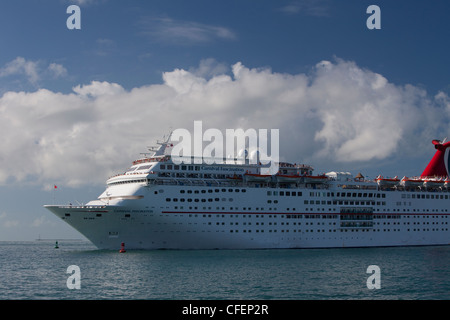 Kreuzfahrtschiff auf Key West, Florida, USA Stockfoto