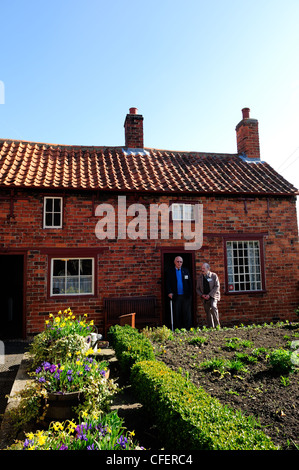 Frau Smiths Cottage Navenby Lincolnshire England. Stockfoto