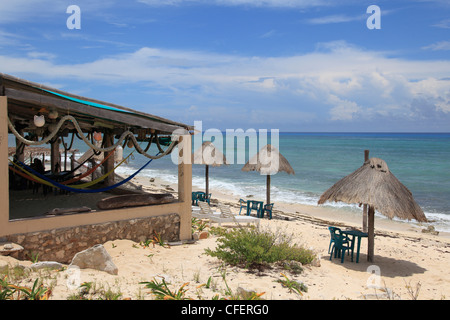 Mezcalitos Bar & Grill, Ostküste, Insel Cozumel, Isla de Cozumel, Quintana Roo, Mexiko, Karibik Stockfoto