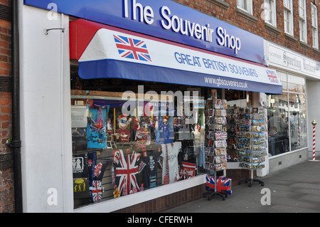 Stratford Upon Avon Einkaufen in Henley Street Stockfoto