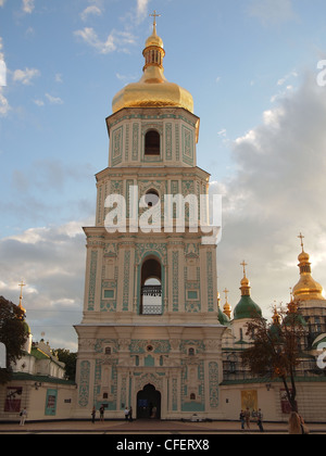 Der Glockenturm der St. Sophia Cathedral in Kiew, Ukraine Stockfoto