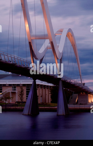 Schöner Infinity-Brücke in Stockton Stockfoto