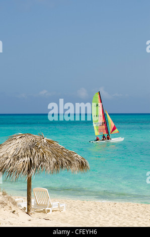 Cayo Santa Maria, Strand, Sol Cayo Santa Maria Resort, Cayo Santa Maria, Kuba, Karibik, Karibik, Mittelamerika Stockfoto