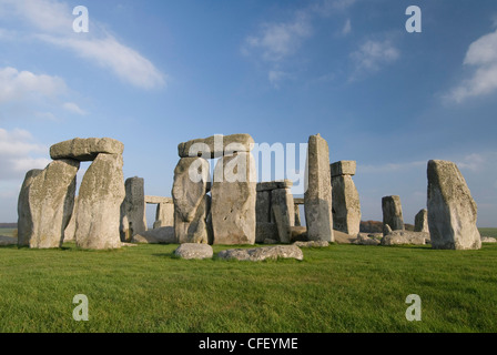 Stonehenge, UNESCO-Weltkulturerbe, Wiltshire, England, Vereinigtes Königreich, Europa Stockfoto