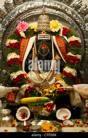 Ganesh Tempel Statue, Paris, Frankreich, Europa Stockfoto