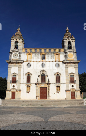 Die Kirche der Muttergottes von Carmo (Ingreja de Nossa Senhora Do Carmo), portugiesischen Barock (Talha Dourada), Faro, Algarve, Portugal Stockfoto