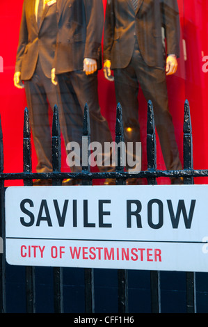 Savile Row, London, England, Vereinigtes Königreich, Europa Stockfoto