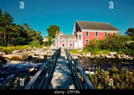 Barrington Woolen Mill Museum, Nova Scotia, Kanada Stockfoto