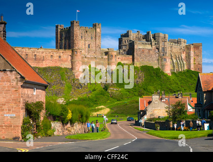 Bamburgh Castle, Northumberland, England, Vereinigtes Königreich, Europa Stockfoto