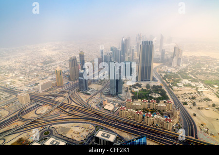 Sheikh Zayed Road, Dubai, Vereinigte Arabische Emirate, Naher Osten Stockfoto
