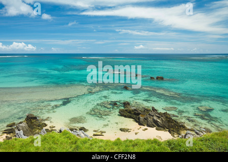 Die Lagune an der Westküste der Vulkaninsel in der Tasmansee, Lord-Howe-Insel, New-South.Wales, Australien Stockfoto