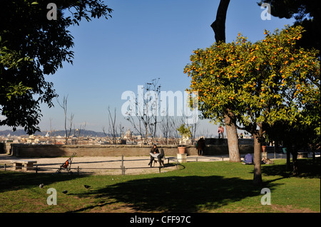 Italien, Rom, Aventine Hill (Aventino), Giardino degli Aranci, Gärten Stockfoto