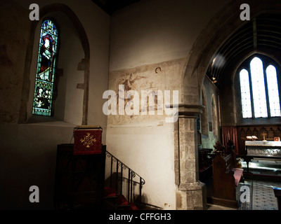 St Peter Kirche 12 Jahrhundert an Preston Dorf, Brighton, East Sussex Stockfoto