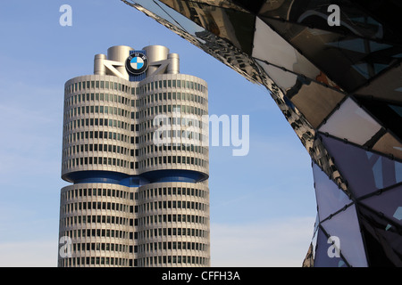 BMW-Hauptsitz in München Stockfoto