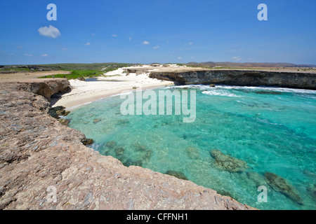 Einsamen Sandstrand der Karibik Stockfoto