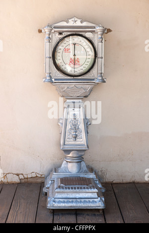 Vintage Weighing Machine, Old Town San Diego Stockfoto