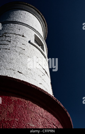 Berwick Leuchtturm befindet sich dieser Leuchtturm am Ende der Mole in der historischen Stadt Berwick Stockfoto