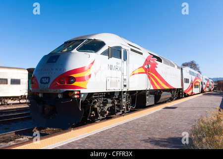 Rail Runner Zug, Santa Fe Stockfoto