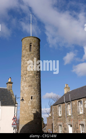 Der Runde Turm in Abernethy Perthshire Schottland. Stockfoto