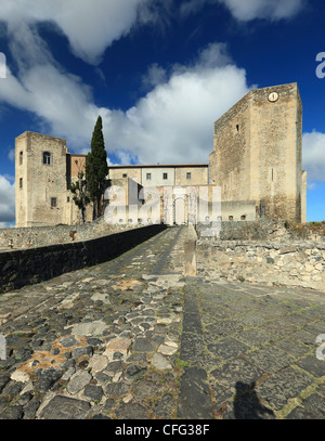 Italien, Basilikata, Melfi, Schloss Frederic II Stockfoto