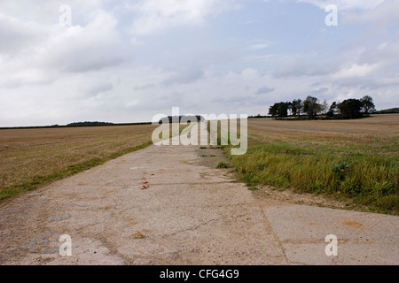 Ehemalige Weltkrieg RAF-Flugplatz bei Matlaske Norfolk Stockfoto