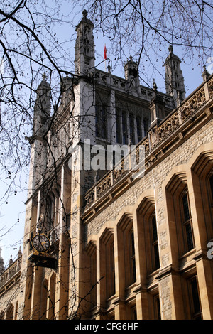 Kings College Maughan Library London Blick von Fetter Lane Stockfoto