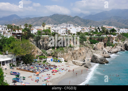 Spanien - Andalusien - Malaga - Nerja - Provinz Küstenort an der Costa Del Sol Stockfoto