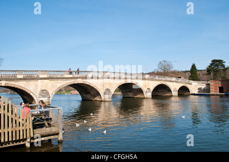 Henley Brücke, Henley-on-Thames, Oxfordshire, England, UK Stockfoto