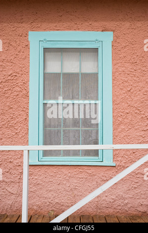 Historisches Wortley Hotel, einst im Besitz von Sheriff Pat Garrett, getöteten Billy the Kid - Lincoln, New Mexico Stockfoto